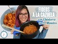 FIDEOS A LA CAZUELA con CHISTORRA *Comida Lista en 15 Minutos* RECETAS FÁCILES