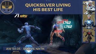 Quicksilver Living His Best Life - Alliance War 50.05 - SSx1 vs NATH