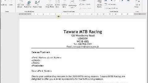 SOLVED IGCSE ICT 0417/CAIE November 2020 Paper 2 Mail Merge