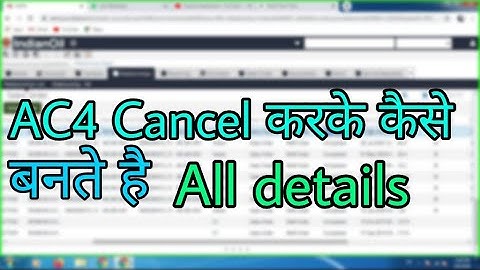 Purchase Order AC4 Cancel retune order ERV Cancel Cylinder defective Item delete all details  S