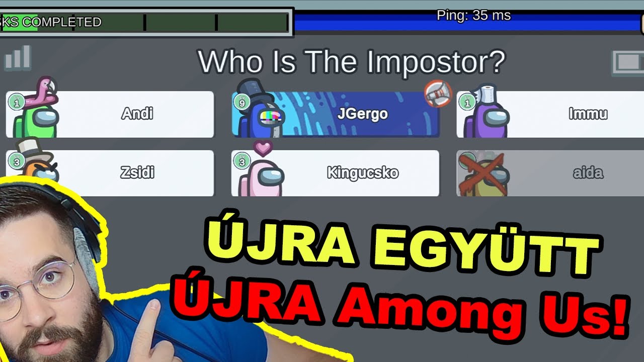 ÚJRA Among Us VESZEKEDÉS a RÉGI BANDÁVAL ! Ezt kértétek... | Among Us w/ Kinga,Andi,ZsDav,Immu,Aida