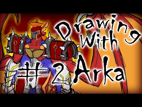 Drawing with Arka 2 - Nerodramon Sketch