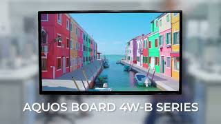 Sharp AQUOS BOARD 4W B Series  Interactive / Touchscreen 4K Display at OfficeWonderland
