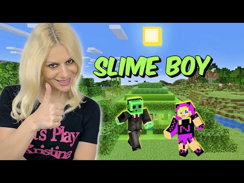 SLIME BOY ΕΠΙΣΤΡΕΦΕΙ ΣΤΗΝ ΠΟΛΗ ΜΑΣ... MINECRAFT LET'S PLAY KRISTINA