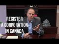 Register a Corporation in Canada