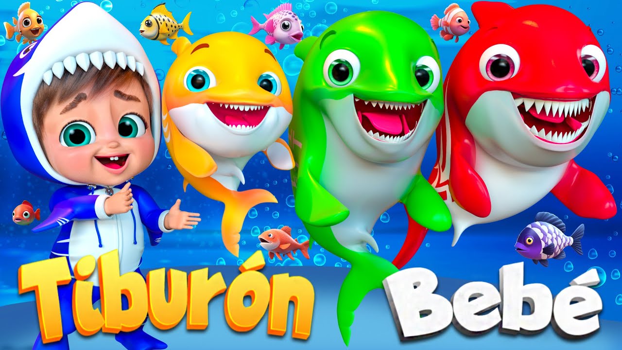 Bebé Tiburón, Los Pollitos Dicen Pio Pio, LA VACA LOLA- Canciones Infantiles 