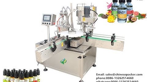 automatic 10ml 30ml e juice liquid vial rotary filling plugging screw tightening machine price