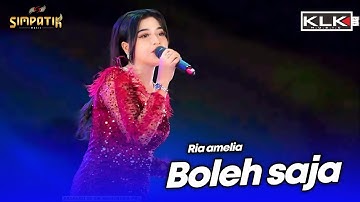 BOLEH SAJA - RIA AMELIA - LIVE SIMPATIK MUSIC KLK AUDIO - TEMBAKAU BALAP 51 DUWE GAWE