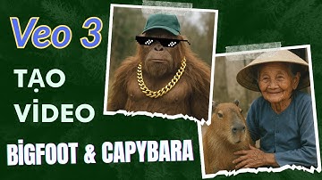 Hướng Dẫn Tạo Video Bigfoot Và Capybara Bằng Google Veo 3 | Yuto Tech