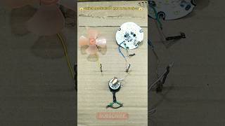 Light & Fan Project||#tech #diy #shorts #fan