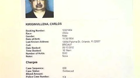 Carlos Kirigin has been sentenced to 3 years in pr...