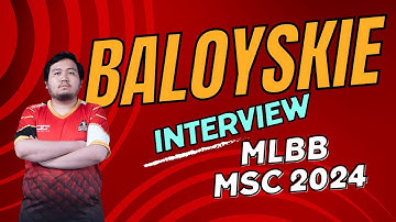 Exclusive Interview with Baloyskie of Geek Fam Indonesia at MLBB MSC 2024!