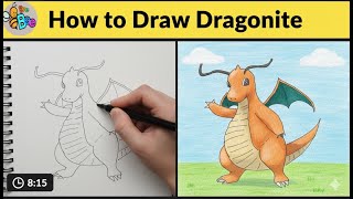 How to Draw Dragonite - Pokémon Drawing Guide How to Draw Dragonite - Pokémon Drawing Guide