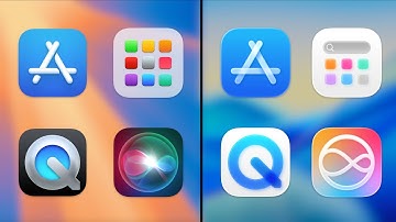 macOS Sequoia Vs macOS Tahoe App Icons