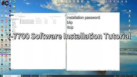 itc T-7700RP V2.94 Software Installation Tutorial