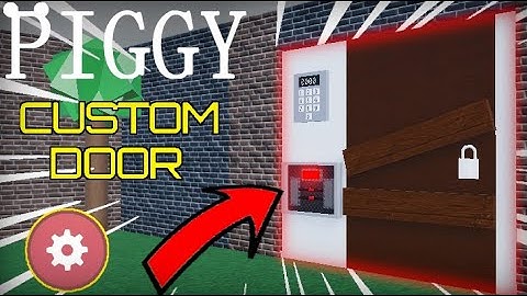 Custom ESCAPE DOOR in PIGGY BUILD MODE?! [ADD EVENTS!] | Roblox Piggy Suggestion