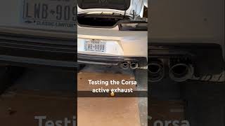 ZL1 testing Corsa active exhaust. #1000hp #corvetteclub #camarozl1 #car #corvette #automobile