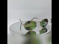 #S343 детские стильные солнцезащитные очки овалы в металлической оправе