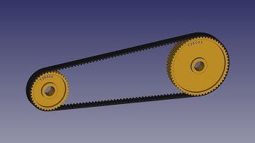 Modeling and Animation of Timing Belt and Pulley