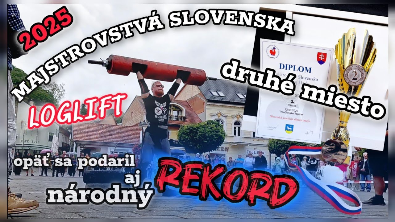 Majstrovstvá Slovenska v dvíhaní klady 2025
