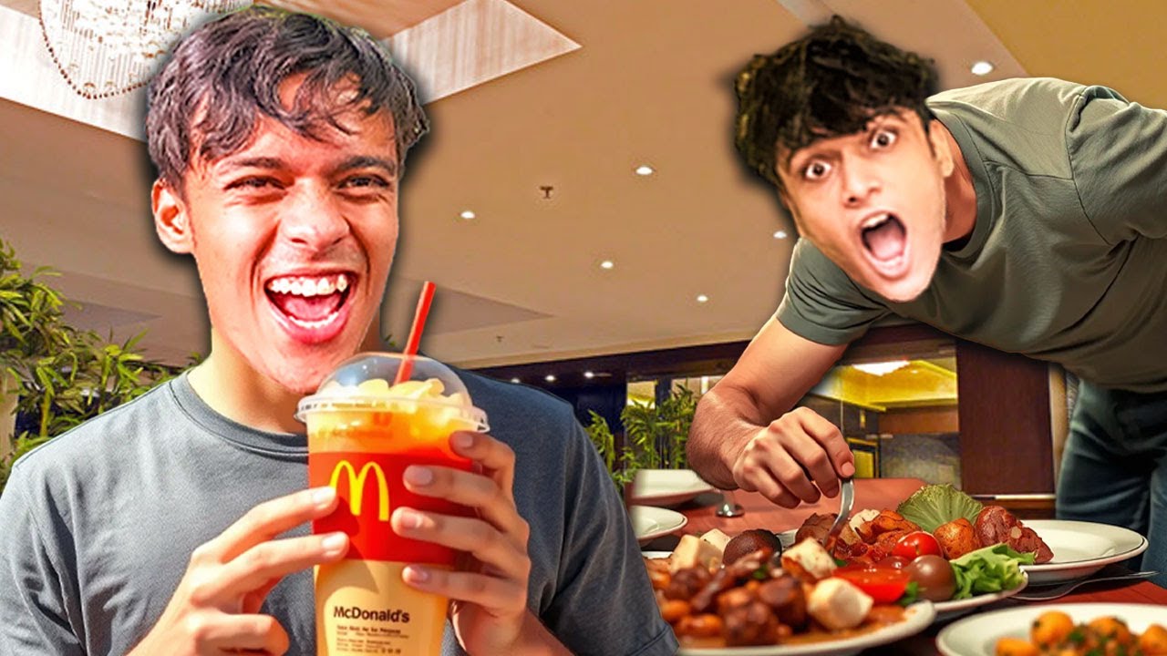 Surviving On Free Mcdonald's For 24 Hours Challenge!