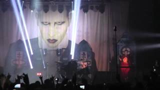 Marilyn Manson - Angel With the Scabbed Wings (w. "Rape Me" intro) - Milano Alcatraz 17.6.2015