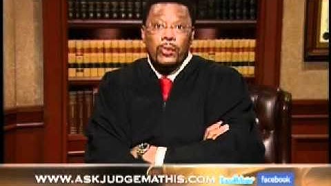 Ask Judge Mathis - August 1, 2011