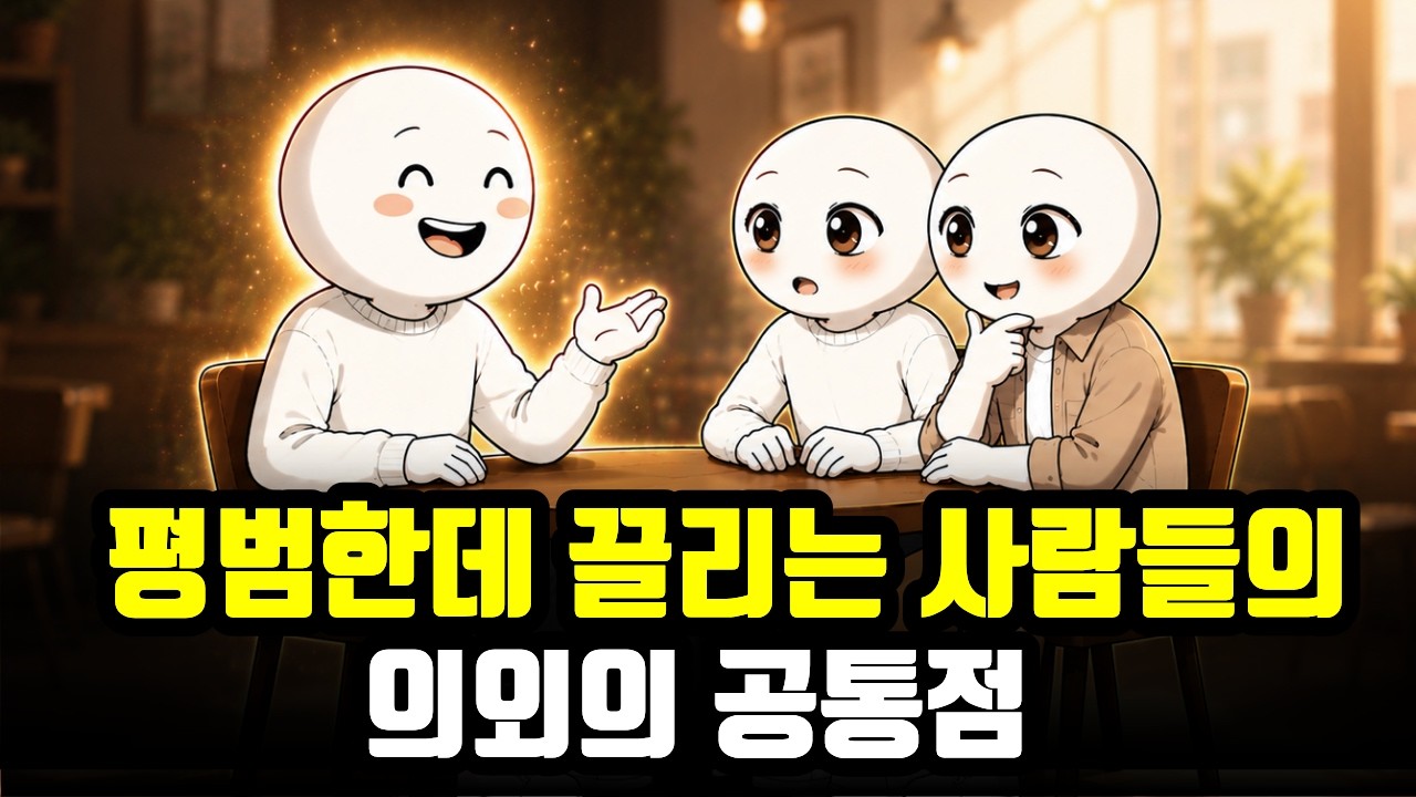 평범한데 인기많은 사람들의 특징 4가지