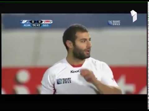 Georgia vs Romania ,  Rugby World Cup 2011 - ქართული კომენტარით