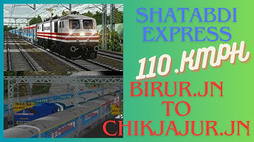 MSTS OPEN RAILS indian railway (shatabdi express)