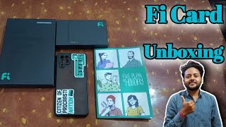 Fi Money Debit Card Unboxing Fi Money Debit Card Fi Money
