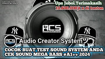 COCOK BUAT TEST SOUND SYSTEM ANDA CEK SOUND MEGA BASS #A1++