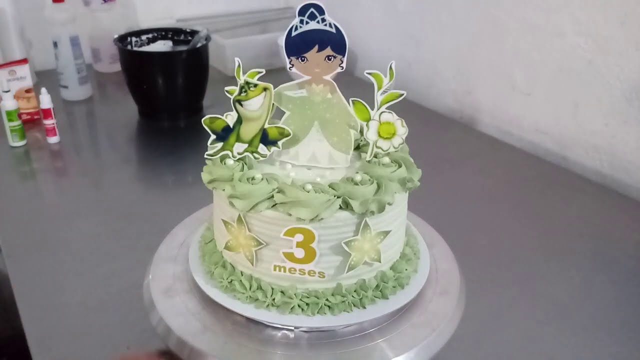 princesa tiana bolo de aniversário