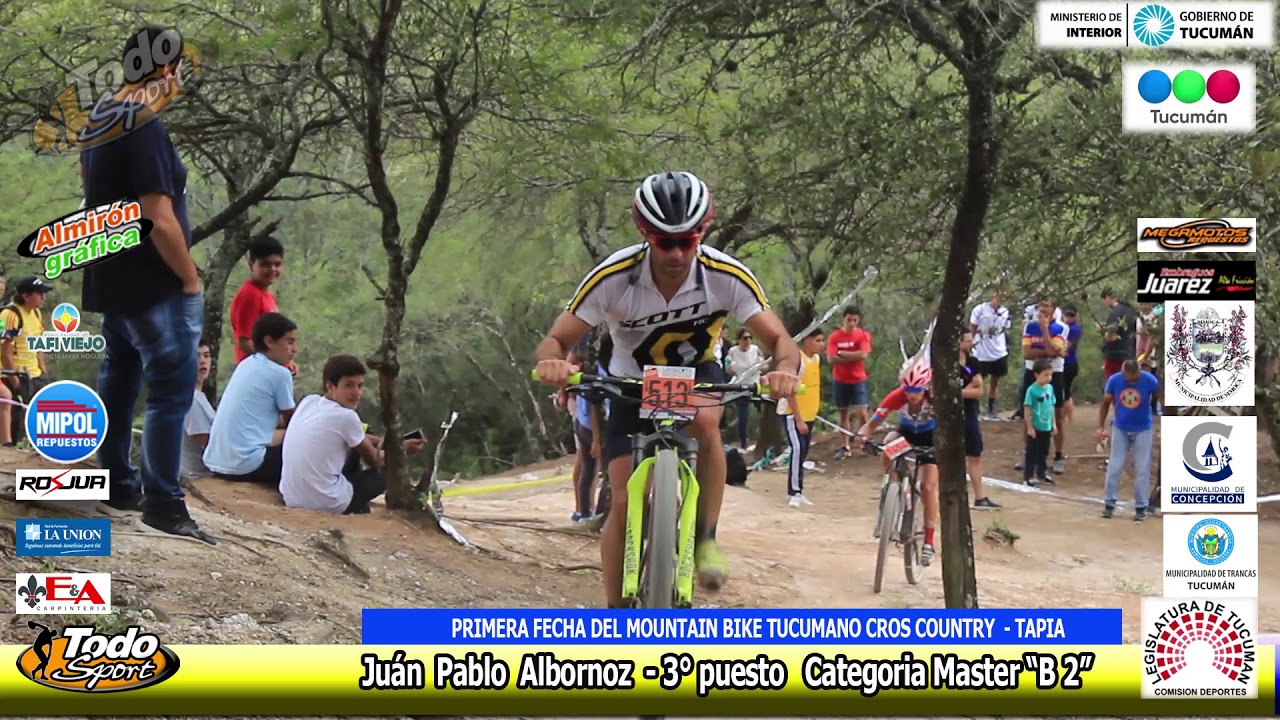 MOUNTAIN BIKE - TAPIA - ALNORNOZ JUAN PABLO 3° PUESTO MASTER B2