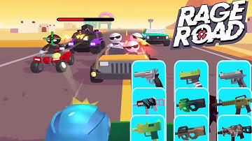 Rage Road - Car Shooting / Amazing Smash Racing Game / Levels 21-25