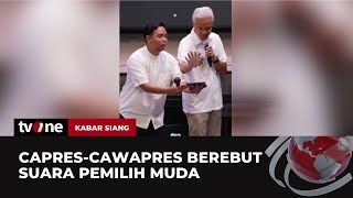 Berbagai Cara 3 Capres Menggaet Suara Pemilih Muda | Kabar Siang tvOne