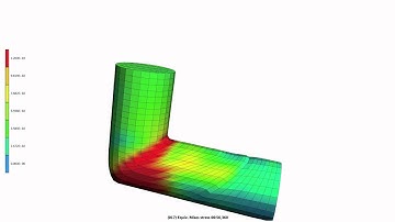 FEM simulation of equal channel angular pressing of a cylindrical billet