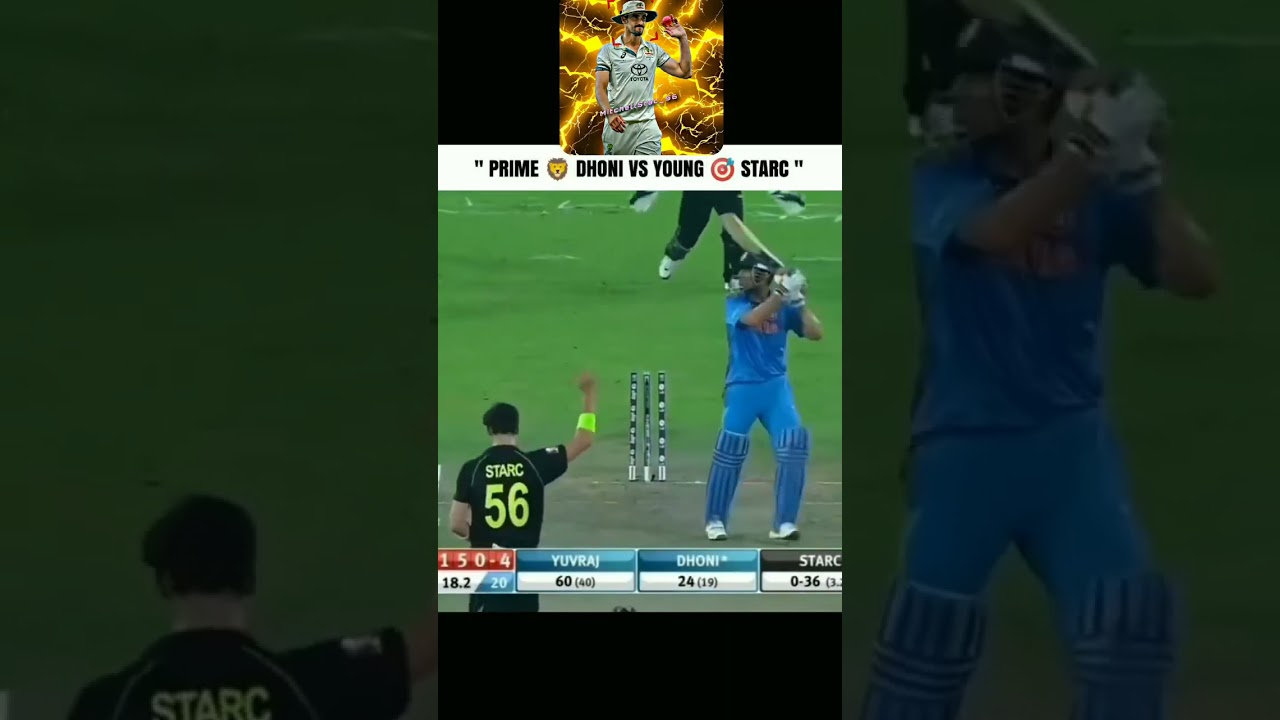 prime dhoni vs young starc 