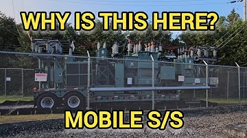 Ever seen this and wondered what it is? A mobile substation simple explanation #highvoltage