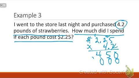 Decimal word problems all 4 operations