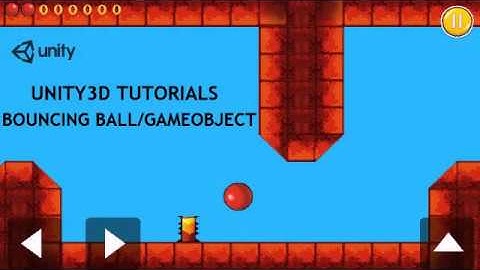 Unity3D tutorial: bouncing ball/gameObject