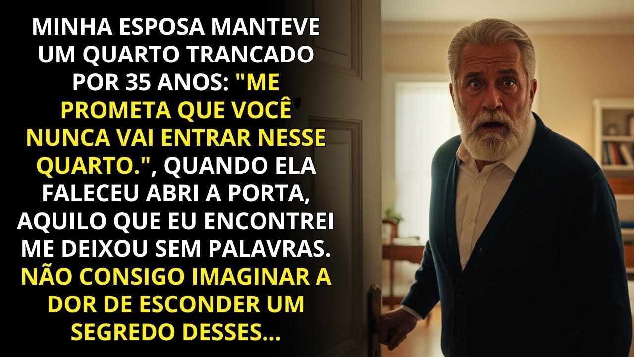 A mulher que amei durante 35 anos escondia um segredo. Encontrei a chave 3 meses depois do funeral, embrulhada num lenço de seda, no fundo da gaveta dela. Abri a porta que ela nunca mencionou....