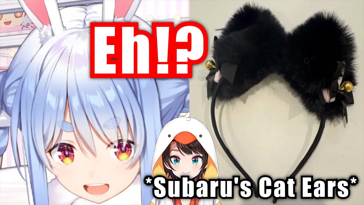 Pekora Screams After Finding Subaru's Cat Ears In Her Room【Hololive】