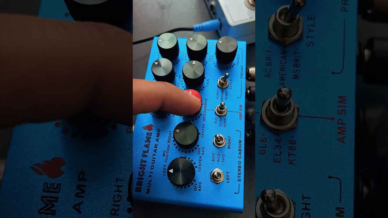 Bright Flame MOSKY | Amp Simulation Pedal (Vox, Fender, Marshall