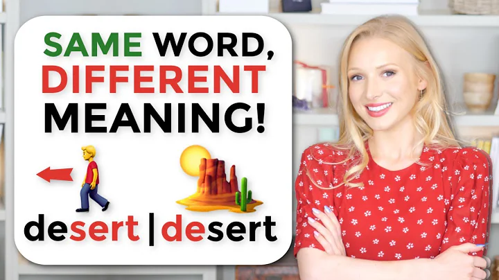 SAME WORDS: DIFFERENT MEANINGS! (pronunciation AND definition changes!) - DayDayNews