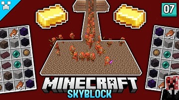 The MULTIFUNCTIONAL Minecraft Skyblock GOLD farm! (Ep.7)