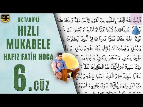 6. Cüz Hızlı Mukabele Hafız Fatih Hoca