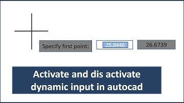 How to enable and disable dynamic input