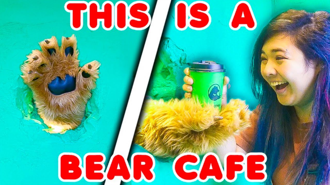 We pop into Bear Paw Cafe in Osaka… Actually it popped out to us