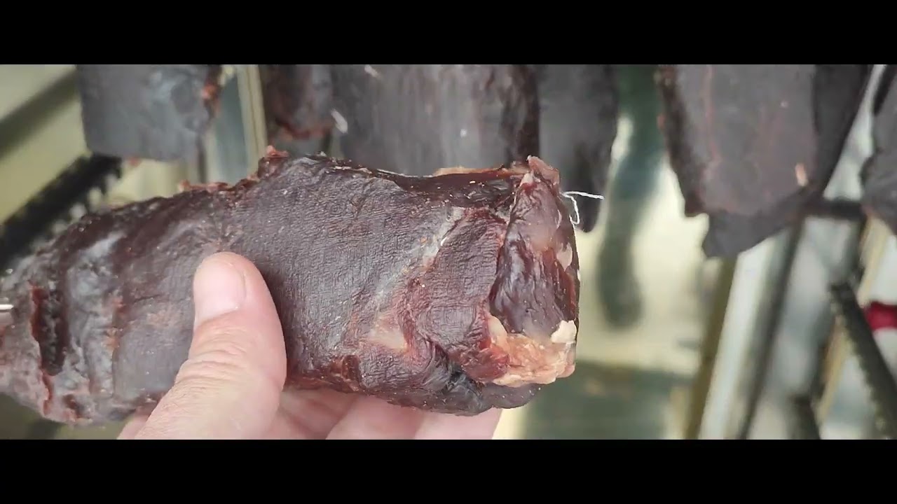 Холодное копчение лосятины! Бастурма из лосятины!